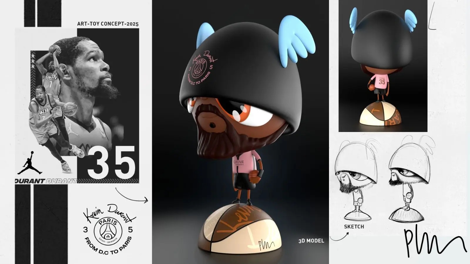 🏀 Kevin Durant Art Toy: From Idea to Reality